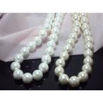 Yahoo! Yahoo!ショッピング(ヤフー ショッピング)ネックレス パール 真珠 大人おしゃれ 15ミリ玉36cm  結婚式 入学式 パーティー 姫系 コスプレ ロリータ