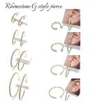 Yahoo! Yahoo!ショッピング(ヤフー ショッピング)ピアス フープ G型 セール ゴージャス ゴールド シルバー ジルコニア きらきら バンギャ B系 ダンサー 大人おしゃれ