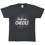 チア Tシャツ Shall-We-CHEER キッズ ジュニア 子供 大人 練習着 半袖 エイティズ