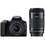 キヤノン CANON EOS Kiss X10 ダブルズームキット ブラック デジタル一眼レフカメラ ボディ＋交換レンズ 新品 送料無料