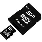 シリコンパワー Silicon Power microSDHCカード 16GB class10 アダプタ付 SP016GBSTH010V10SP 新品 送料無料