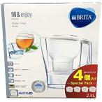 BRITA ブリタ アルーナ 2.4L 浄水部容量1.4L カートリッジ 4個付 新品 送料無料