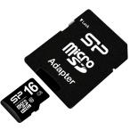 シリコンパワー Silicon Power microSDHCカード 16GB class10 アダプタ付 SP016GBSTH010V10SP 新品 送料無料