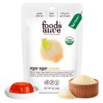 Foods Alive,aga-aga- пудра,56g(2 унция )
