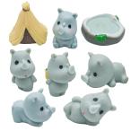 Pinenjoy миниатюра носорог. украшение Mini носорог. маленький магазин бассейн фигурка симпатичный полимер производства животное кекс topa-DIY кукольный дом fea Lee сад 