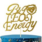 Big Leo Energy кекс topa-, Leo для happy день рождения кекс украшение, Gold g Ritter 