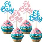 Gyufise 24 шт Oh baby капкейк topa- розовый Blue Ribbon g Ritter baby душ капкейк pick . другой .. cup 