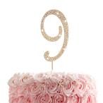 HOKPA 9th стразы кекс topa-, Gold 9 день рождения кекс украшение,9 anniversary commemoration party оборудование орнамент идеал . безупречный . сувенир 