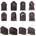 SULOLI Halloween капкейк topa-,. камень . земля кекс topa-.. капкейк украшение скатерть-раннер деталь палочка передний . pick Halo 