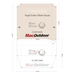 Coleman жесткий экран 2 салон house Mac Foot передний . содержит высокий качество 100% водонепроницаемый 