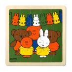 木製パズル ミッフィーとおともだち CC9410 コンセル miffy ミッフィー グッズ 子供 幼児 知育玩具 おもちゃ 誕生日 プレゼント