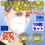 N95マスク FFP2規格 同等性能 KN95マスク10枚 飛沫防止 医療用同等 不織布マスク 個別包装 高性能５層 肌に優しいマスク エアロゾル マスク