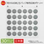 sakiSAKI настенный карман жестяная банка значок карман 30P S-520 прозрачный сделано в Японии прозрачный место хранения 57mm 76mm жестяная банка bachi украшение person ... товары 30 карман показывать место хранения 