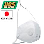 シゲマツ N95 マスク 使い捨て式 防じんマスク 二つ折り 排気弁付 10枚入 DD02-VN95-2K 日本製