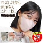 【2個セット】ヨコイ エアフィール UVカット 立体マスク 不織布 使い捨て 10枚 紫外線 花粉 インフルエンザ対策 小顔 フィット カラーマスク メール便 送料無料