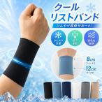 リストバンド 冷感 ひんやり 薄手 冷却バンド 吸汗速乾 通気性 伸縮性 野球 バスケットボール テニス ランニング ジムトレーニング アウトドア作業 夏用
