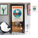 暖簾 のれん  ウッドストック　 Woodstock 1969年　インテリア  シンプル　おしゃれ　北欧　お部屋の飾りに　間仕切り  85x120cm　 サイズオーダー可