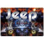 jeep ジープ　メタルサイン　インテリア　アメリカ雑貨　ブリキ看板 バー/レストラン/カフェ/喫茶店  20x30cm