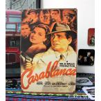 『カサブランカ』Casablanca 映画ポスター　アメリカ雑貨★レトロ調★メタルサイン　アメリカンブリキ看板/飾り/バー/レストラン/カフェ/喫茶店/20cm*30cm