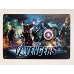 『アベンジャーズ』Marvel's The Avengers 映画ポスター　アメリカ雑貨★レトロ調★メタルサイン　ブリキ看板/飾り/バー/レストラン/カフェ/喫茶店