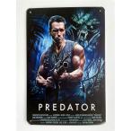 『プレデター』 Predator  映画ポスター　アメリカ雑貨　レトロ調　メタルサイン　ブリキ看板　インテリア　20x30cm