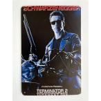 『ターミネーター2』 Terminator 2_ Judgment Day   T2  映画ポスター　アメリカ雑貨　レトロ調　メタルサイン　ブリキ看板　インテリア　20x30cm