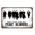 『ピーキー・ブラインダーズ』peaky blinders  イギリス テレビドラマシリーズ　アメリカ雑貨　レトロ調　メタルサイン　ブリキ看板　インテリア　20x30cm