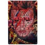 デヴィッド・ボウイ David Bowie　歌手　シンガーソングライター　アメリカ雑貨★レトロ調★ブリキ看板/飾り/バー/レストラン/カフェ 20x30cm