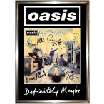 ショッピングレストラン オアシスOasis ロックバンド ポスター　アメリカ雑貨　壁飾り　インテリア　レトロ調  ブリキ看板/飾り/バー/レストラン/カフェ  20x30cm