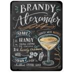 アレクサンダー Alexander カクテル★レトロ調★アメリカンブリキ看板/飾り/バー/レストラン/カフェ/喫茶店/20cm*30cm