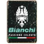 ビアンキ Bianchi イタリア 自転車★レトロ調★ブリキ看板/飾り/バー/レストラン/カフェ/喫茶店/20cm*30cm