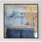 アートフレーム 現代アート シンプル 抽象画 キャンバスプリント サイズ:73x73cm