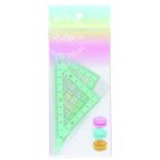 西敬　マカロン三角定規１０ｃｍピスタチオ　ＭＴ−４ＰＩ【返品・交換・キャンセル不可】【イージャパンモール】