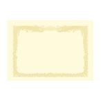 ササガワ　OA賞状用紙　クリーム　A3縦書　10-1187【返品・交換・キャンセル不可】【イージャパンモール】