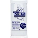 ジャパックス　レジ袋　乳白　省資源　(100枚入)　RE12【返品・交換・キャンセル不可】【イージャパンモール】