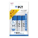トンボ鉛筆　スティック糊消え色ピットＳ　３本パック　ＨＣＡ−３１４【返品・交換・キャンセル不可】【イージャパンモール】