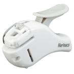 針なしステープラー(ハリナックスコンパクトα)　5枚とじ　白　1個