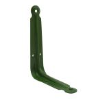 Ｌ型棚受　バラ　グリーン　７５Ｘ１００ｍｍ【ホームセンター・ＤＩＹ館】