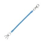 コイルキーチェーン　14?50cm　ブルー　1個