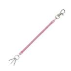 コイルキーチェーン　14?50cm　ピンク　1個