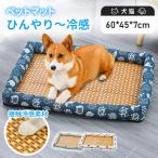 ペットベッド春夏洗える接触冷感滑り止め可愛いペットマットクッション犬用猫小...