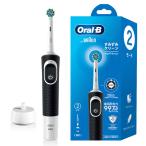 P&G オーラルB 電動歯ブラシ D100 すみずみクリーン マルチアクション ブラック 1本 本体 BRAUN D1004132-BK 4210201438472