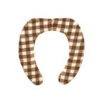 rek..Q поглощение ... сиденье нежный боа проверка Brown стирка OK BB-496 4903320129672