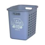  flat мир промышленность (Heiwa Kougyou) стирка корзина корзина для белья глубокий type прохладный серый примерно 39.5×44.5×32cm 4907556245502