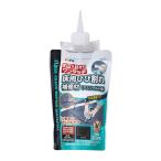 アサヒペン ワンタッチ 床用ひび割れ補修材（アスファルト用） 200ml W111ブラック 4970925313096