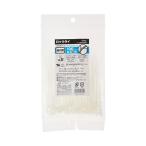 オーム電機 ロックタイ 屋内用 100mm 100本入 白 結束バンド LT-100W100WH メール便対応（4個まで） 4971275431317