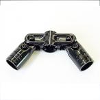 ヤザキのイレクターメタルジョイント HJ-12 ブラック　矢崎化工　エレクター 4979652502421