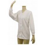 婦人用前開きワンタッチタイプ肌着 テイコブらくホック肌着長袖キルトタイプ女性用M/L　幸和製作所 UN08W（綿100%　介護衣類） 介護用品