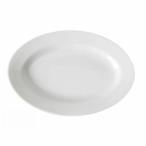 楕円皿 白中華 リム玉 ホワイト プラター 42.0cm 国産 美濃焼 食器 業務用 食洗機対応 レンジ対応