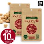 フェリチン鉄 サプリ まめ鉄 医師監修 約60〜120日分 鉄分 として10mg 2粒当たり 60粒入 2袋 栄養機能食品 貯蔵鉄